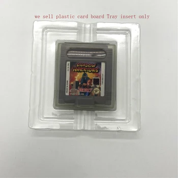 50ШТ Версия для США/ЕС Пластиковые Картонные Гильзы для Картриджей Коробки Вставка Внутренняя Инкрустация для GB/GBC для Gameboy Цветной Лоток для игровых карт