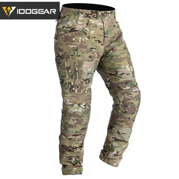 IDOGEAR Combat UFS Pants, тактические брюки с наколенниками, Камуфляжные брюки для страйкбола, охоты 3209
