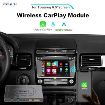 JoyeAuto Беспроводной Apple CarPlay для Volkswagen Touareg RCD550 2010-2017 6,5 дюймов Android Зеркало Автомобиля Play iOS16 Передняя Камера заднего Вида