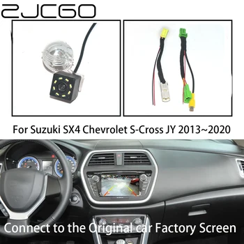 ZJCGO HD Автомобильная Камера заднего Вида, Резервная Парковочная Камера, Оригинальный Автомобильный OEM-Монитор для Suzuki SX4 Chevrolet S-Cross JY 2013 ~ 2020