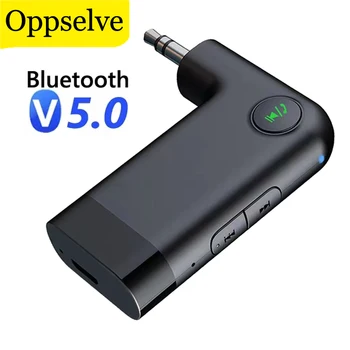 Беспроводной адаптер Bluetooth 5.0, аудиоприемник Aux с разъемом 3,5 для стереомузыки, микрофон громкой связи MP3, Bluetooth-совместимый динамик