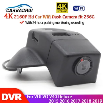Видеорегистратор Для вождения автомобиля 4K DVR Control APP Wifi Камера HD Регистратор Dash Cam Для VOLVO V40 Deluxe 2015 2016 2017 2018 2019