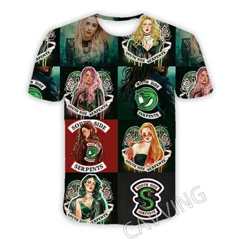 Повседневные футболки Cavving с 3D принтом Riverdale, футболки в стиле хип-хоп, топы в стиле Харадзюку, одежда для мужчин/женщин 02